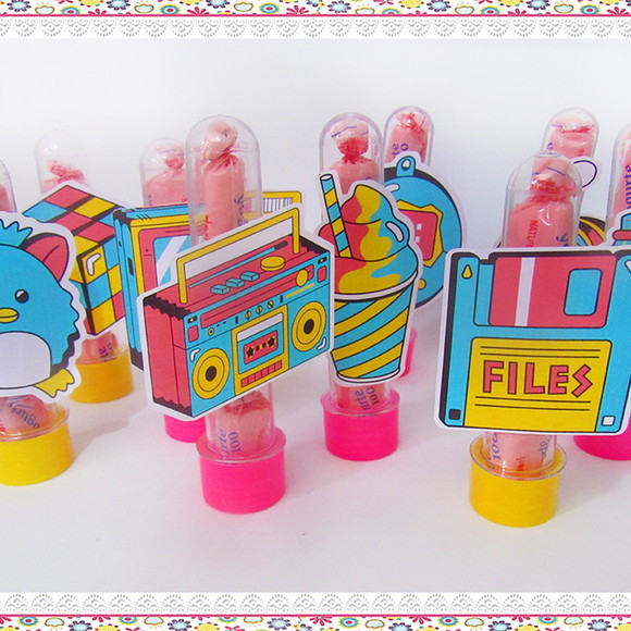 Tubetes Anos 90 Neon - Imagem 2