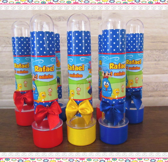 Tubetes Galinha Pintadinha - Imagem 1