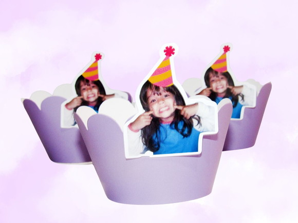 Wrappers para Cupcake: com Foto