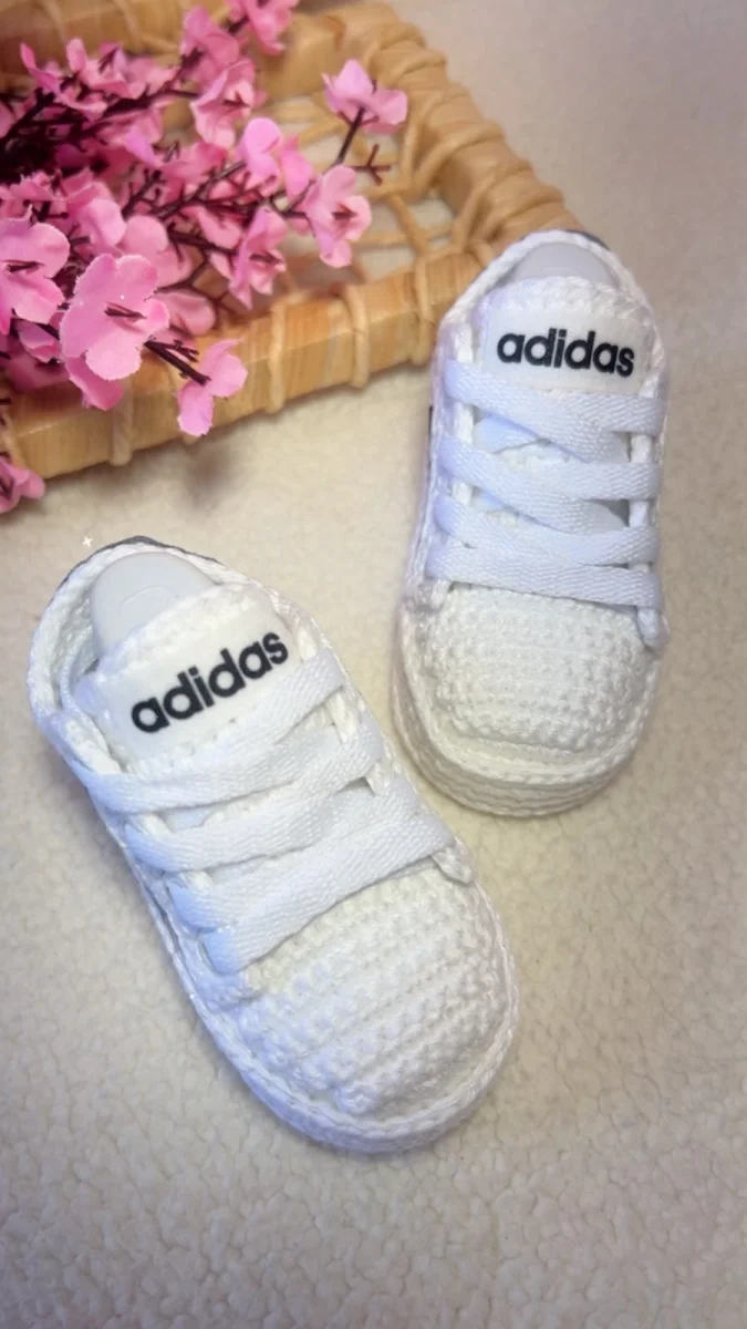 Adidas de Crochê Preto - Imagem 5