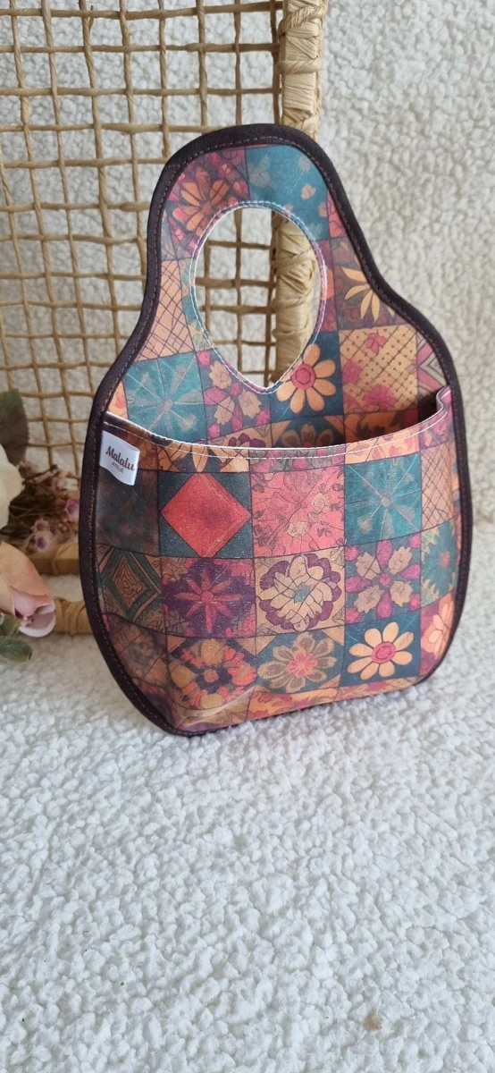 Lixeira Automotiva Feminina Estampa Exclusiva Com Bolso - Imagem 2