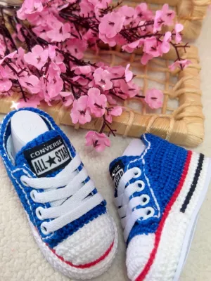 Allstar de Crochê Azul Royal