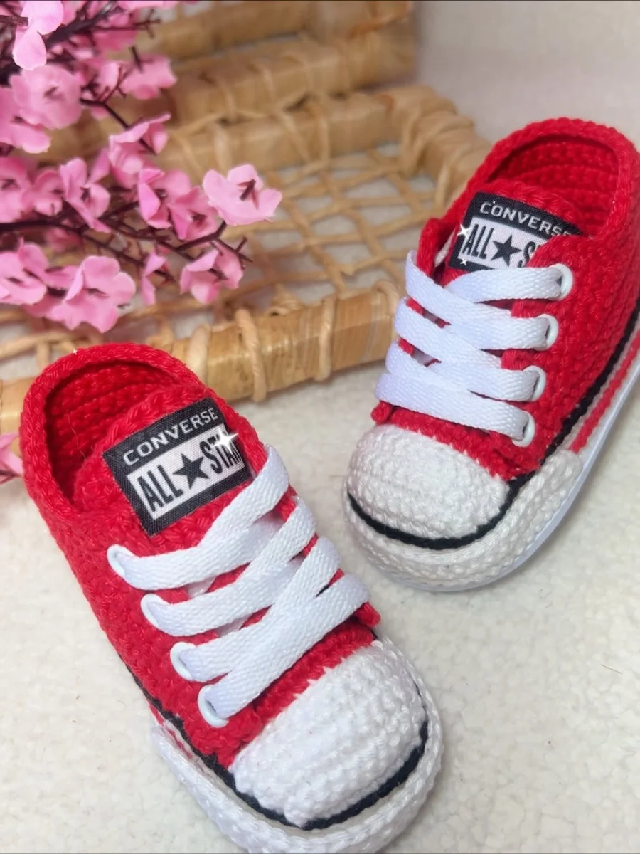 Allstar de Crochê Vermelho - Imagem 3