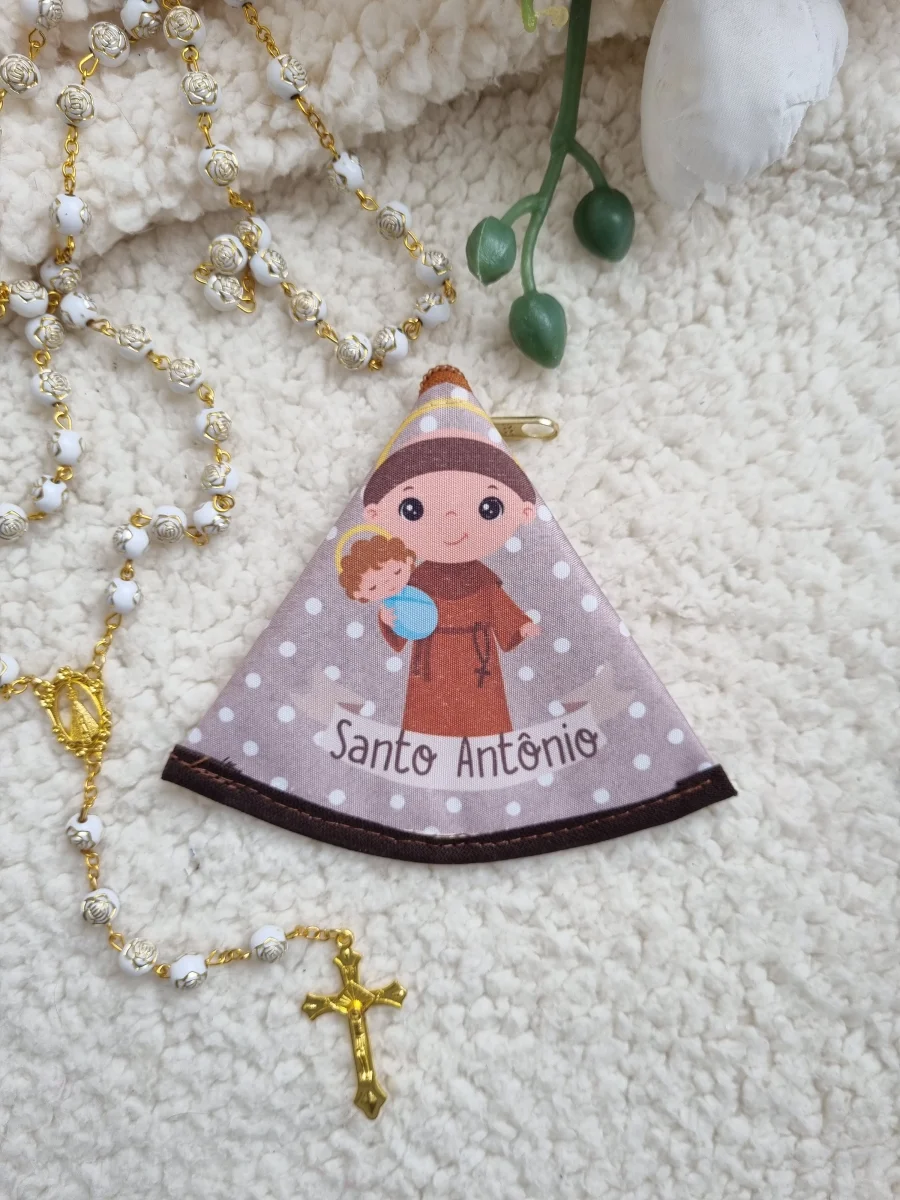 Porta Terço Personalizado Lembrancinha Religiosa - Imagem 4