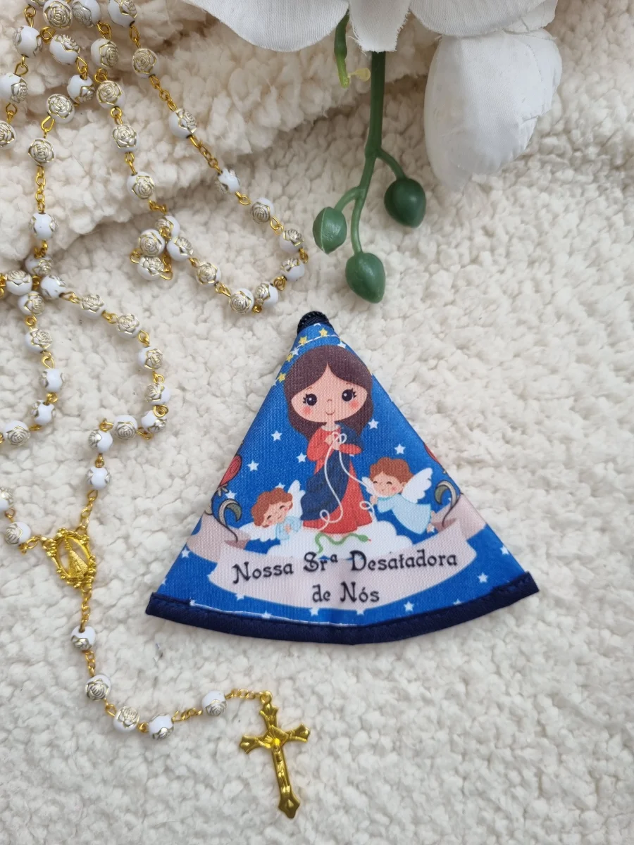 Porta Terço Personalizado Lembrancinha Religiosa - Imagem 3