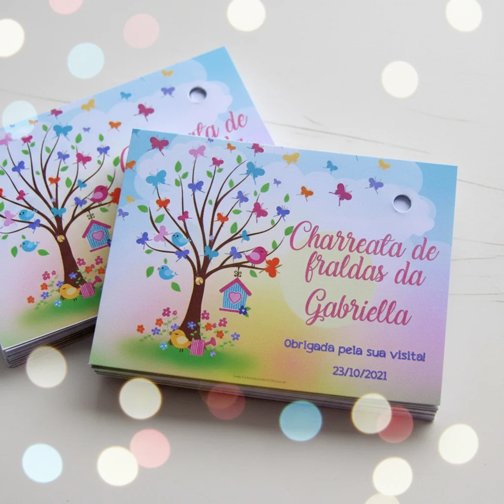 Tag personalizada Jardim Encantado ( 50 unidades) - Imagem 2