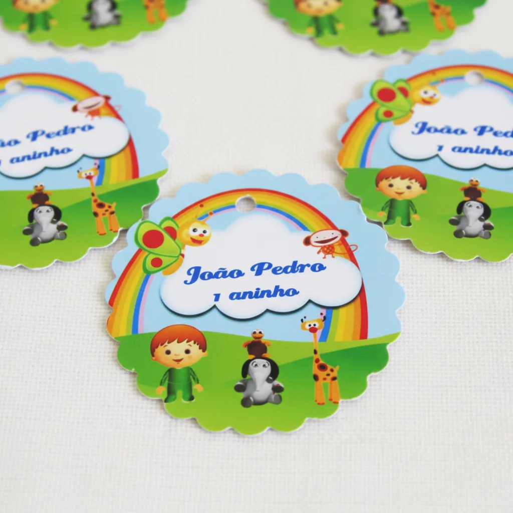 Tag personalizada para lembrancinha Baby TV ( 50 unidades) - Imagem 1