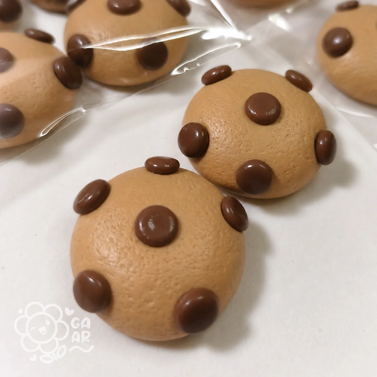 Aplique Cookies em Biscuit para Laços, Tiaras e Lembrancinhas 4cm - Imagem 5
