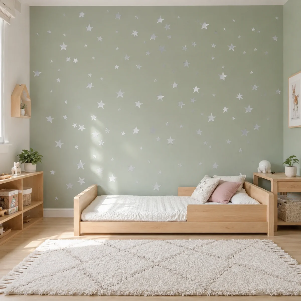 Adesivo de Parede Estrelas prata Infantil 100 Unidades - Imagem 2