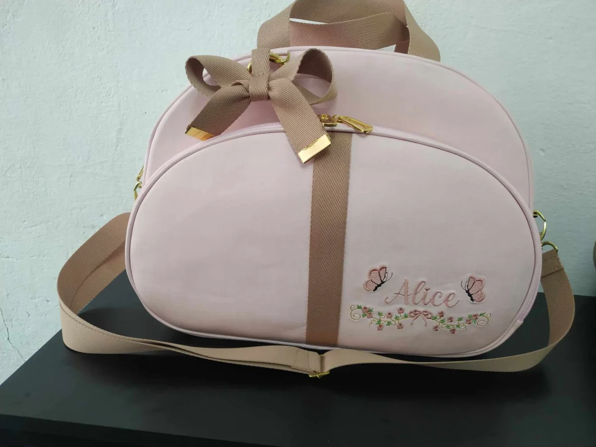 kit 3 peças de bolsa maternidade ( M , G e uma mochila luxo ) - Imagem 2