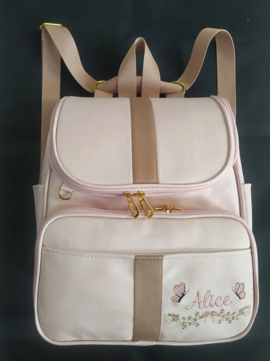 kit 3 peças de bolsa maternidade ( M , G e uma mochila luxo ) - Imagem 8