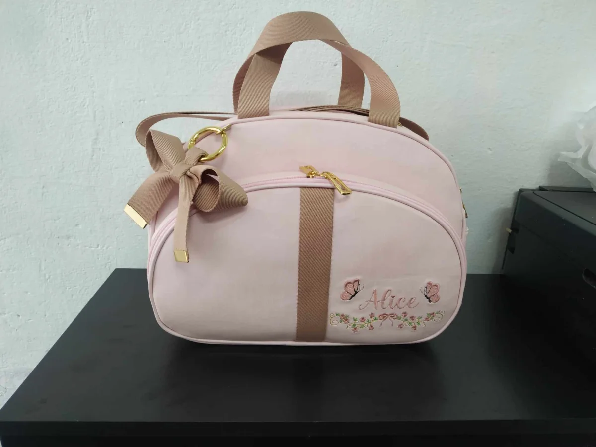 kit 3 peças de bolsa maternidade ( M , G e uma mochila luxo ) - Imagem 3