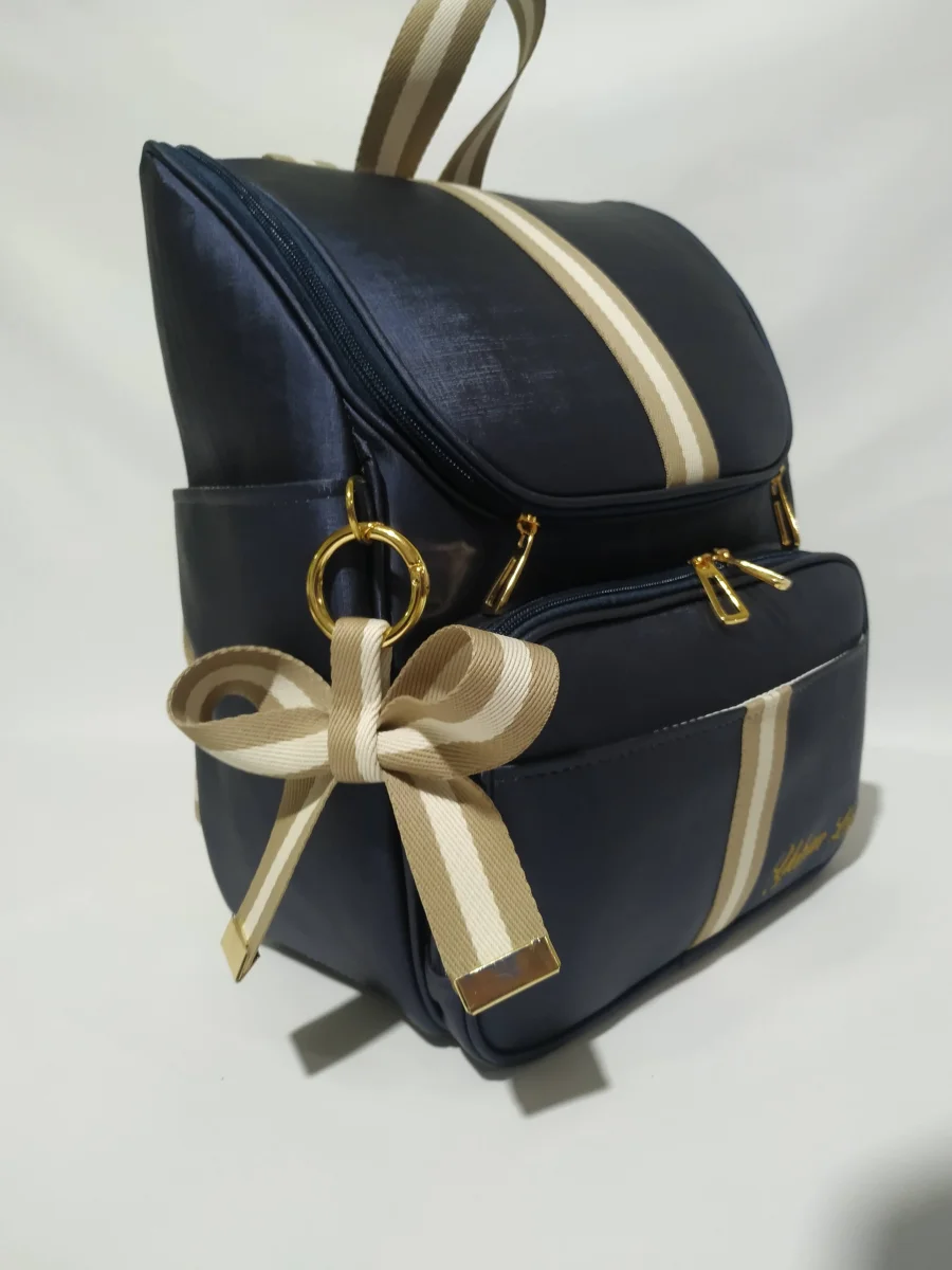 kit 3 peças de bolsa maternidade ( M , G e uma mochila luxo ) - Imagem 8