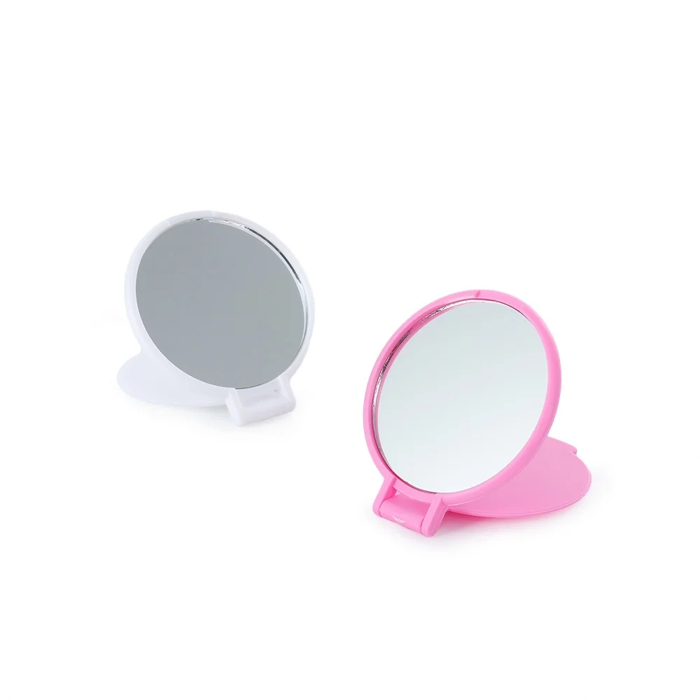 10 Kit beleza com escova desembaraçante + espelho portátil Personalizado Brinde Atacado - Imagem 2