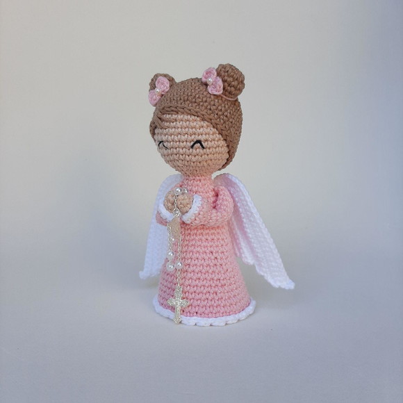 Anjinha da guarda de crochê Amigurumi - Imagem 3