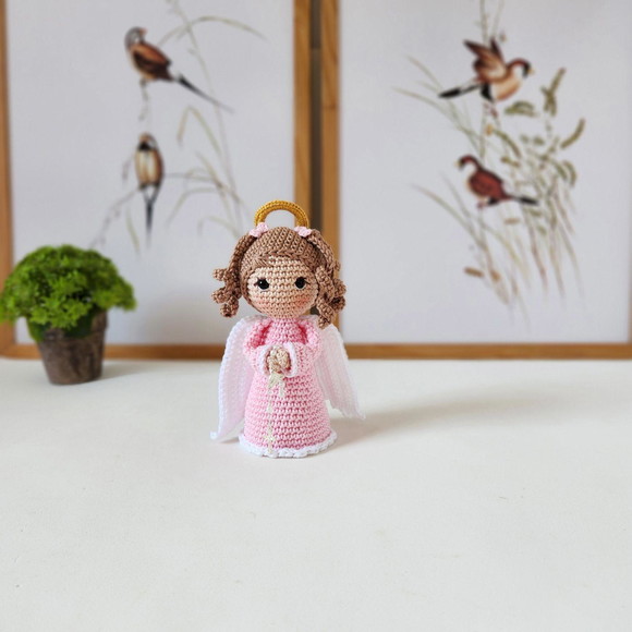 Anjinha da Guarda de Crochê Amigurumi - Imagem 2