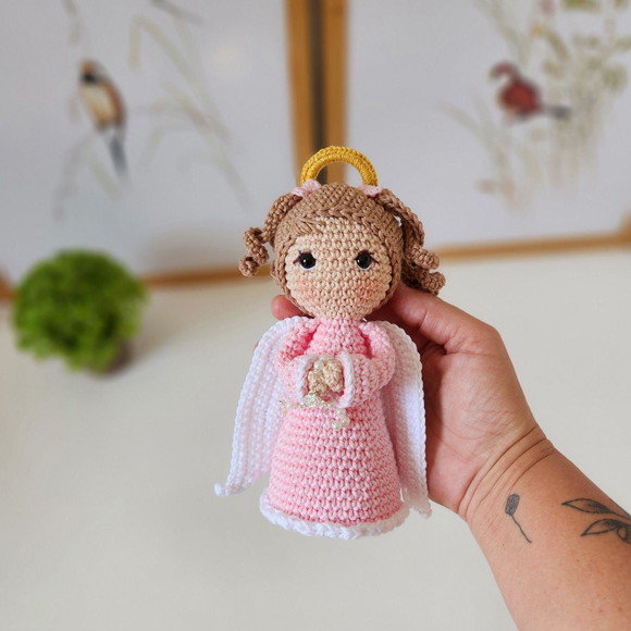 Anjinha da Guarda de Crochê Amigurumi - Imagem 4