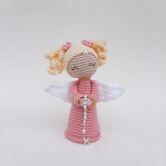 Anjinha da Guarda de Crochê Amigurumi