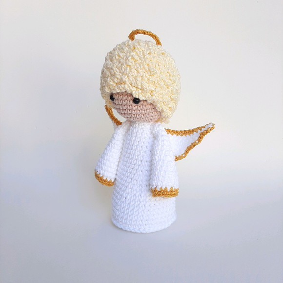 Anjinho da guarda de crochê Amigurumi - Imagem 2