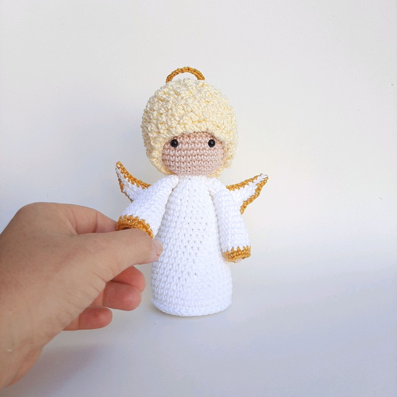 Anjinho da guarda de crochê Amigurumi - Imagem 5