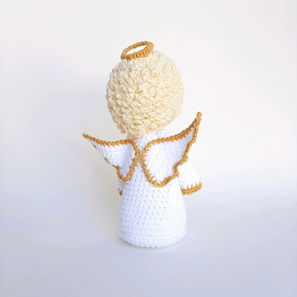 Anjinho da guarda de crochê Amigurumi - Imagem 3