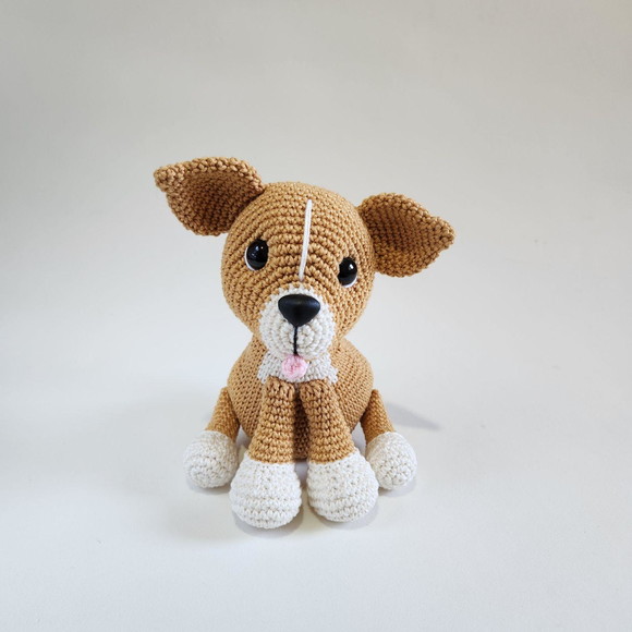 Cachorro Caramelo Amigurumi Crochê - Imagem 2