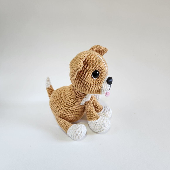 Cachorro Caramelo Amigurumi Crochê - Imagem 3