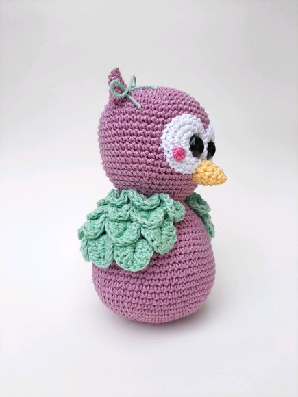 Coruja Amigurumi crochê - Imagem 3