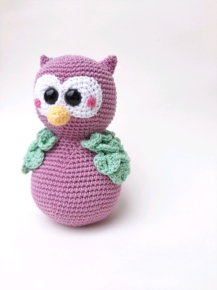 Coruja Amigurumi crochê - Imagem 2