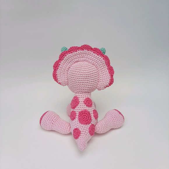 Dinossauro de crochê Amigurumi - Imagem 5