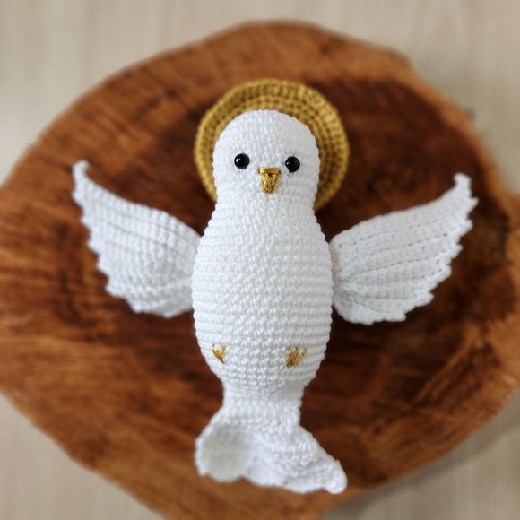 Divino Espírito Santo Amigurumi Crochê - Imagem 4