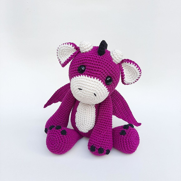Dragão de Crochê Amigurumi - Imagem 2