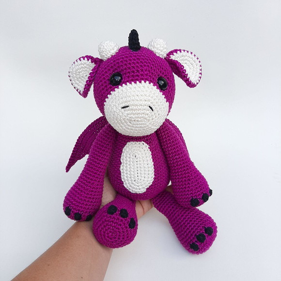 Dragão de Crochê Amigurumi - Imagem 5