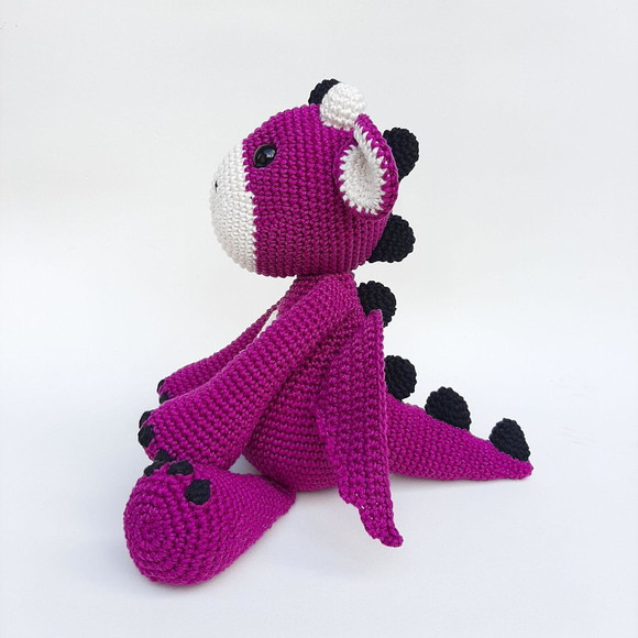 Dragão de Crochê Amigurumi - Imagem 4