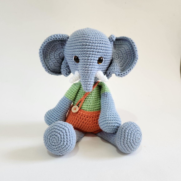 Elefante Amigurumi Crochê - Imagem 2