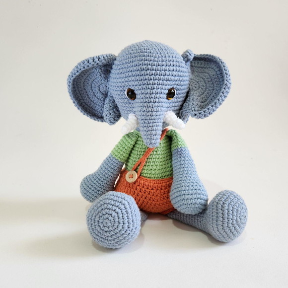 Elefante Amigurumi Crochê - Imagem 4