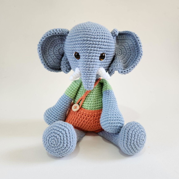 Elefante Amigurumi Crochê - Imagem 3