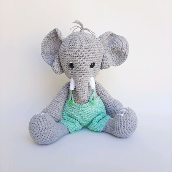 Elefante Crochê Amigurumi Elefantinho - Imagem 3