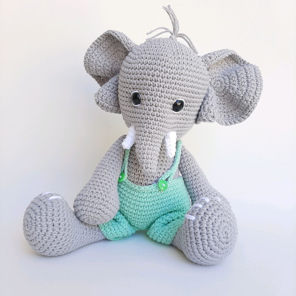 Elefante Crochê Amigurumi Elefantinho