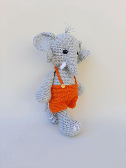 Elefante Crochê Amigurumi Elefantinho - Imagem 4