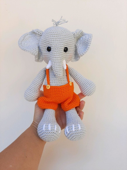 Elefante Crochê Amigurumi Elefantinho - Imagem 3