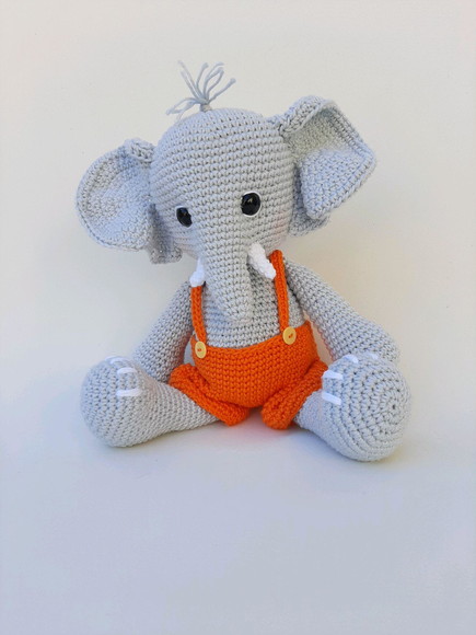 Elefante Crochê Amigurumi Elefantinho - Imagem 5