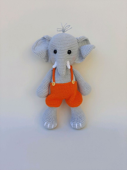 Elefante Crochê Amigurumi Elefantinho - Imagem 2
