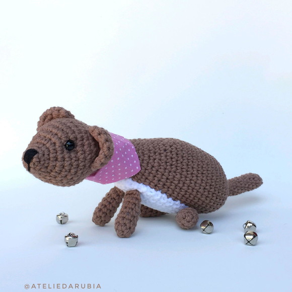 Furão Amigurumi Crochê