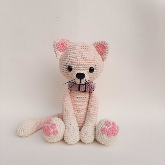 Gatinha de crochê Amigurumi - Imagem 3