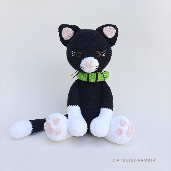 Gato de Crochê Amigurumi
