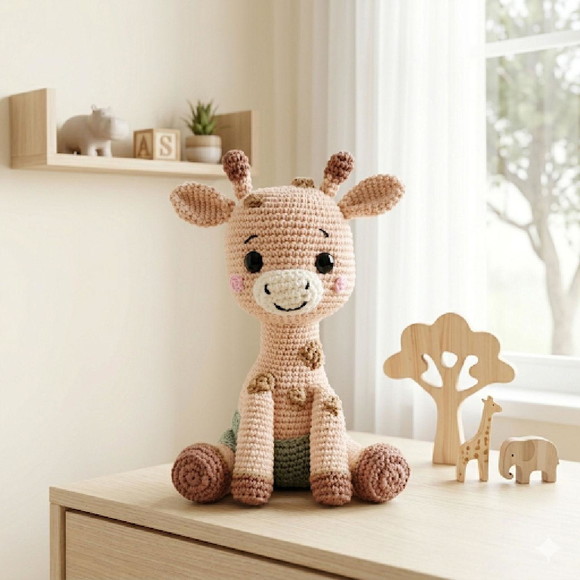 Girafa Amigurumi de Crochê - Imagem 3