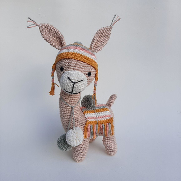 Lhama de crochê Amigurumi - Imagem 4