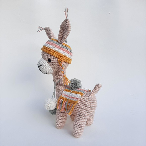 Lhama de crochê Amigurumi - Imagem 3