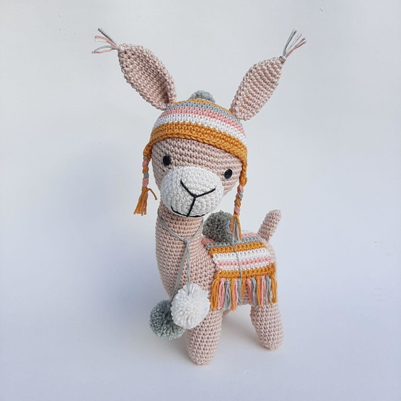 Lhama de crochê Amigurumi - Imagem 5